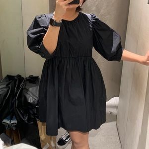 Zara cute black mini dress New with Tag🥰